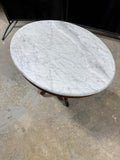 Oval Marble Occasional Table