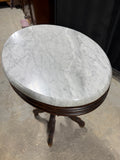 Oval Marble Occasional Table
