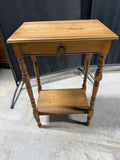 Lightweight Wooden Side Table with Drawer