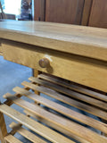 Kitchen Cart with Drawer on Casters