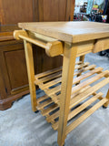 Kitchen Cart with Drawer on Casters