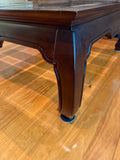 Glass and Wood Coffee Table