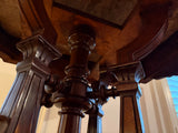 Victorian Eastlake Style Parlor Table with Marble Top