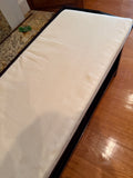 Espresso Toned Storage Bench with Cushion (A) - Small Stain