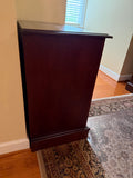 Two Drawer Wood Toned Filing Cabinet