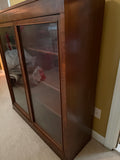 Glass Front Bookcase ***HEAVY ITEM***READ DETAILS ON PICK UP POLICY***
