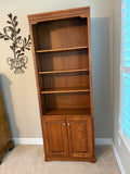 Solid Wood Bookcase with Storage **2 Available**Priced INDIVIDUALLY**