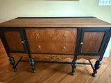Two Toned Antique Sideboard