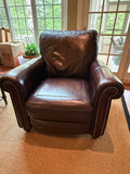 Leather Power Recliner by Bassett***HEAVY ITEM***READ DETAILS ON PICK UP POLICY***
