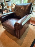 Leather Power Recliner by Bassett***HEAVY ITEM***READ DETAILS ON PICK UP POLICY***