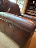 Leather Power Recliner by Bassett***HEAVY ITEM***READ DETAILS ON PICK UP POLICY***
