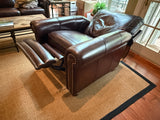 Leather Power Recliner by Bassett***HEAVY ITEM***READ DETAILS ON PICK UP POLICY***