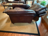 Leather Power Recliner by Bassett***HEAVY ITEM***READ DETAILS ON PICK UP POLICY***