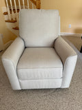 Light Grey Swivel Recliner