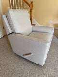 Light Grey Swivel Recliner