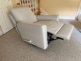 Light Grey Swivel Recliner