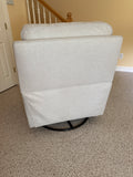 Light Grey Swivel Recliner