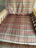 Braxton Culler Rattan Chair with Ottoman - FADED - See Photos