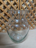Large Clear Glass Vase