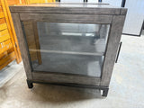 Keaton Grey and Glass Chairside End Tables - Pair - by Rooms To Go