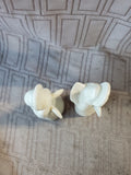 Pair of Royal Copenhagen White Angel Figurines
