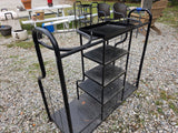 Black Metal Golf Organizer Unit