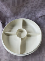 Vintage Tupperware Divided Vegetable Serving Tray