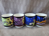 Lenox Set of 4 Halloween Characters Stackable Mugs