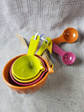 Melamine Measuring Spoon and Measuring Cup Lot APPEARS UNUSED