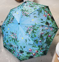 Blue, Green, and Purple Umbrella