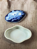 Blue and White Ceramic Trinket Box