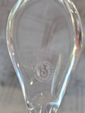 Baccarat Crystal Mustard Jar with Spoon