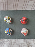 Set of 8 Miniature Asian Inspired Opera Masks