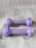 Pair of Small Purple Dumbbells