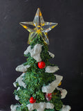 (A) Lot of 5 Tabletop Christmas Trees