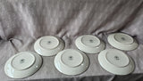 Set of 6 Royal Norfolk Blue Ceramic Salad Plates