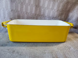 Dansk Yellow Enamel Loaf Pan