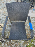 Pair of All-Weather Wicker Arm Chairs