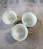 9 Piece Asian Inspired Hand Painted Lusterware Tea Set