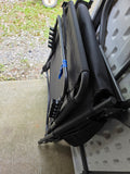 Black Mesh Reclining/Folding Lawn Chair