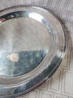 WM Rogers "Windsor" Silverplate Round Tray