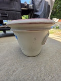 Large Glazed Terracotta Decorative Planter