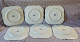 Set of 6 Hutschenreuther Selb Bavaria Floral Salad Plates