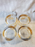 Set of 4 Cellini Pineapple Rocks Glasses