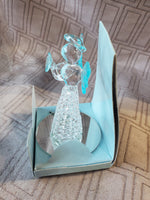 Crystal Birth Stone Angel "March" Figurine