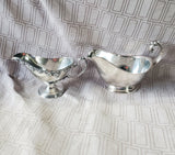(B) Pair of Silverplate Gravy Boats