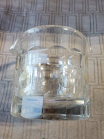 Pair of Clear Glass Wine Rinsers