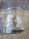 Pair of Clear Glass Wine Rinsers