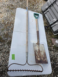 Spade and Leaf Rake