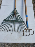 Leaf Rake and Cultivating Tool